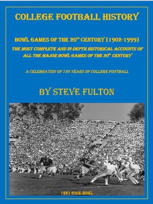 cover image of College Football History "Bowl Games of the 20th Century"